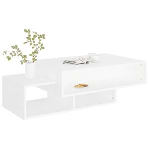 Konferenční stolek bílý 105 x 55 x 32 cm kompozitní dřevo - obrázek 4