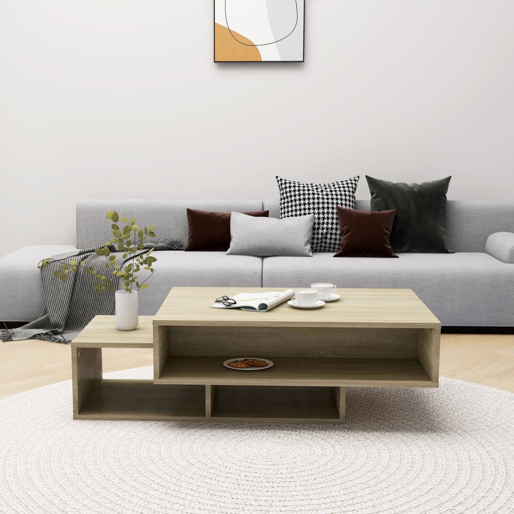 

vidaXL Salontafel 105x55x32 cm spaanplaat sonoma eikenkleurig