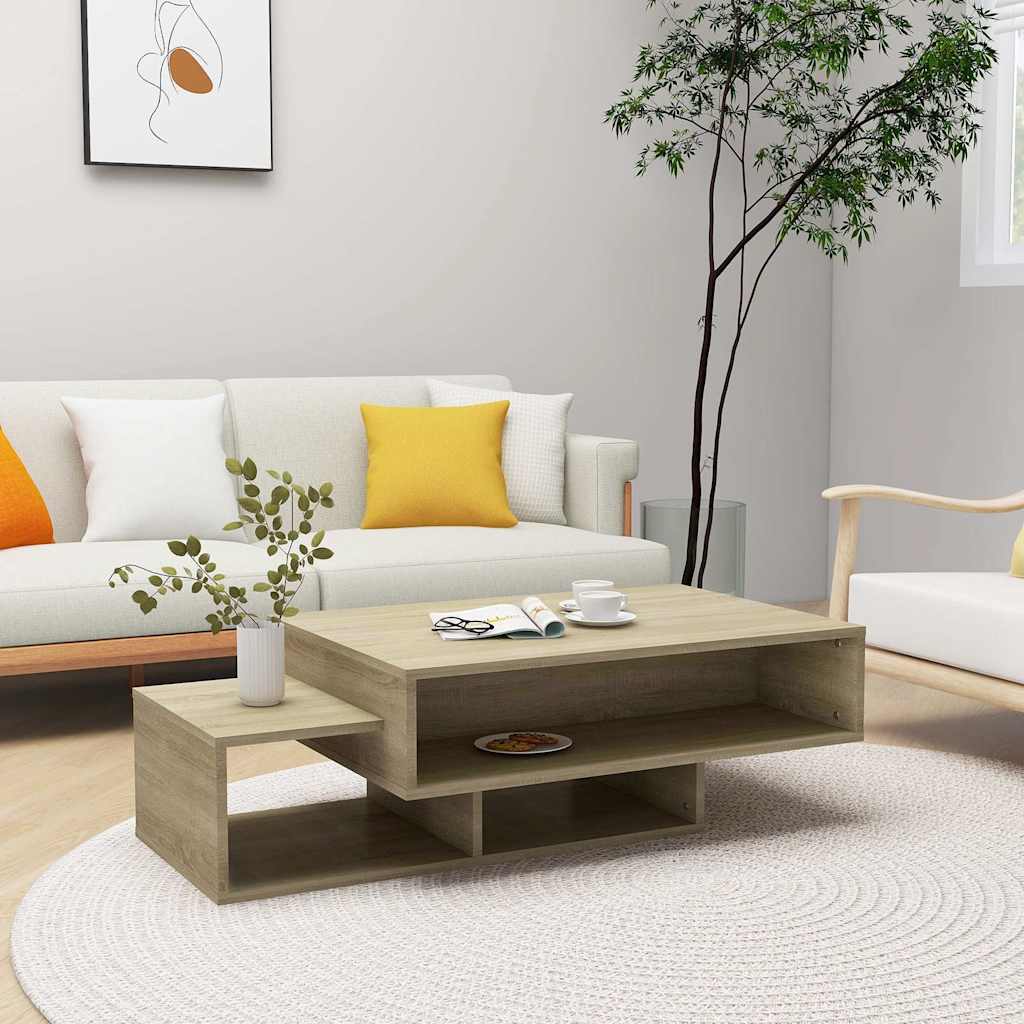 vidaXL Stolik kawowy, d�b sonoma, 105x55x32cm, materia� drewnopochodny