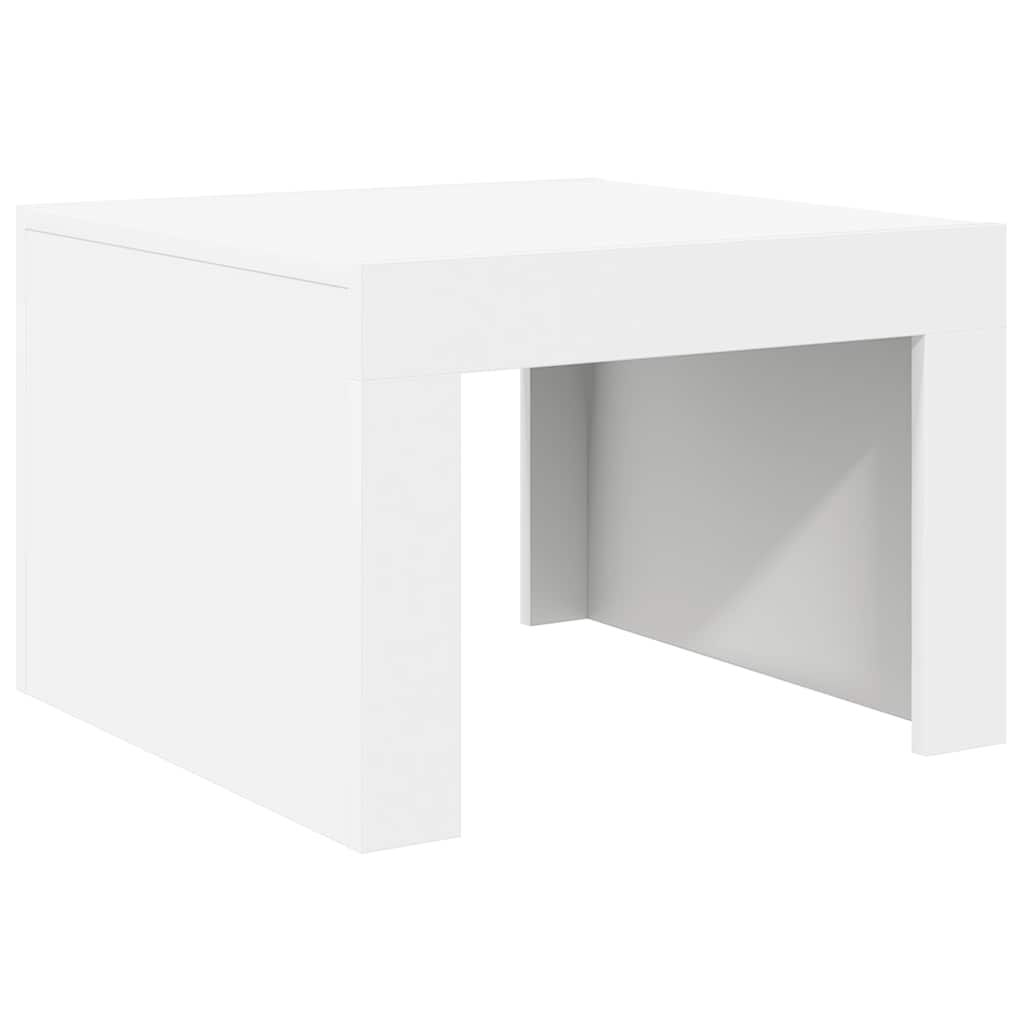 vidaXL Konferenční stolek bílý 50 x 50 x 35 cm kompozitní dřevo