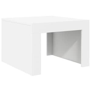 Konferenční stolek bílý 50 x 50 x 35 cm kompozitní dřevo - obrázek 2