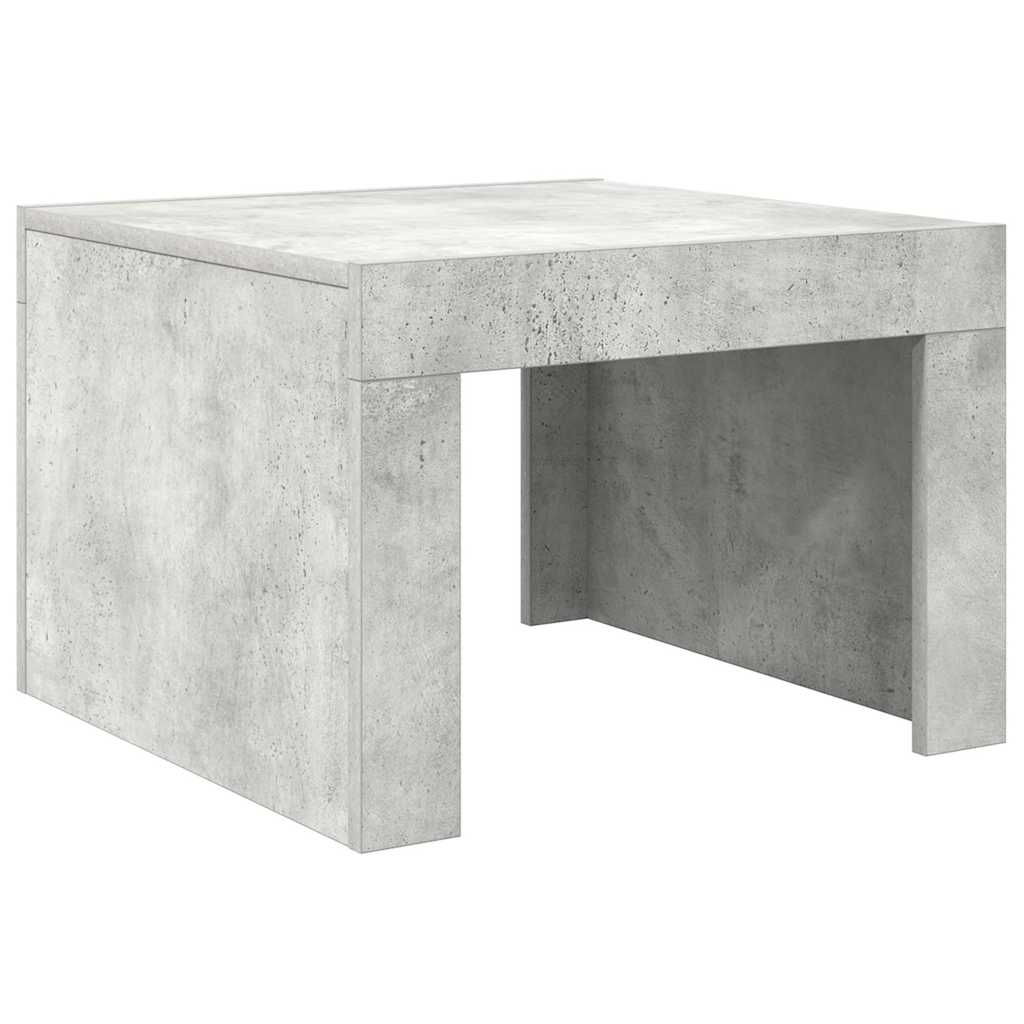 vidaXL Konferenční stolek betonově šedý 50x50x35 cm kompozitní dřevo