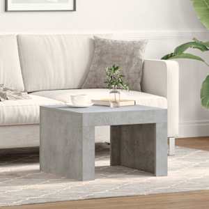 Konferenční stolek betonově šedý 50x50x35 cm kompozitní dřevo - obrázek 1