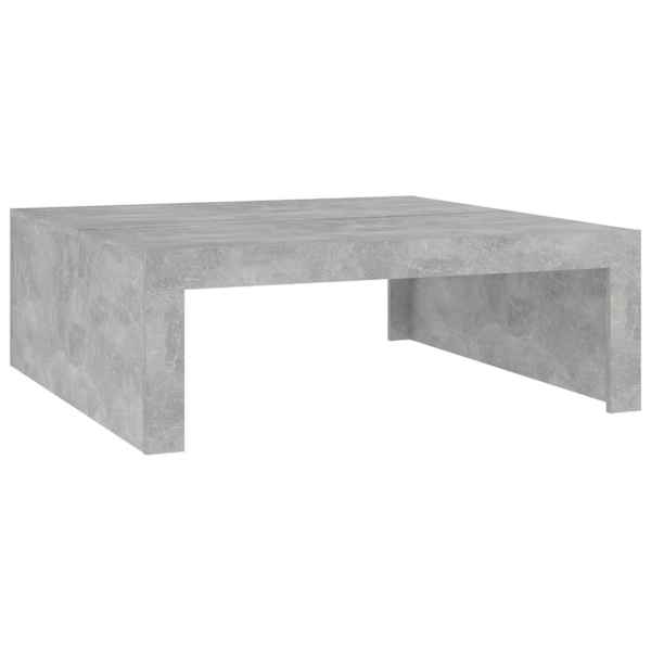 vidaXL kohvilaud, betoonhall, 100 x 100 x 35 cm, tehispuit