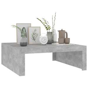 Konferenční stolek betonově šedý 100x100x35 cm kompozitní dřevo - obrázek 4