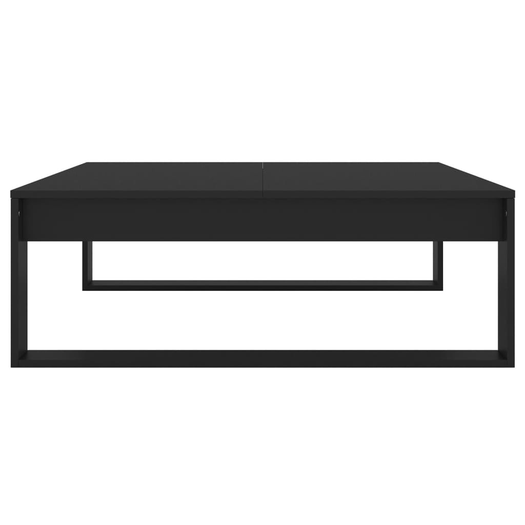 Kavos staliukas, juodos spalvos, 100x100x35cm, MDP | Stepinfit