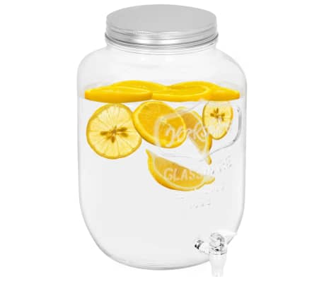 vidaXL Διανεμητές Ποτών 2 τεμ. 8050 ml Γυάλινοι