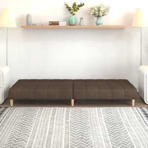 vidaXL B&auml;ddsoffa 2-sits taupe tyg