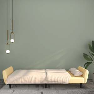 vidaXL k&eacute;tszem&eacute;lyes kr&eacute;msz&iacute;nű b&aacute;rsony kanap&eacute;&aacute;gy