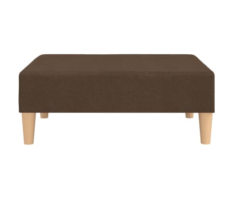 vidaXL Табуретка, кафява, 78x56x32 см, текстил