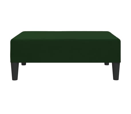 vidaXL Pakoja, tamsiai žalios spalvos, 78x56x32cm, aksomas