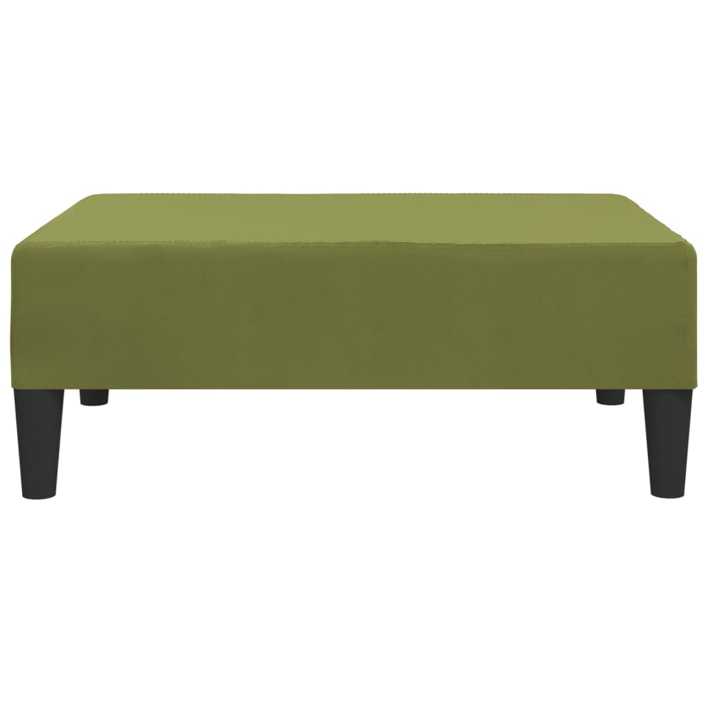 vidaXL Taburet, verde deschis,78x56x32 cm, catifea