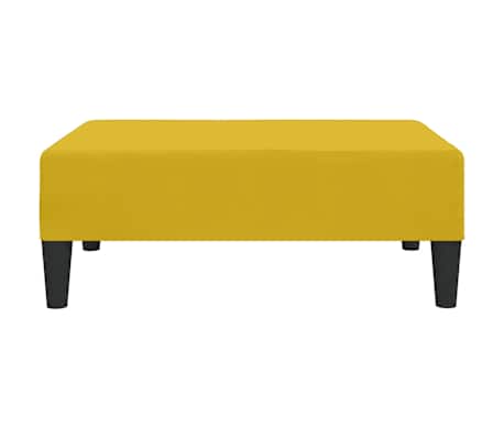 vidaXL Voetenbank 78x56x32 cm fluweel geel