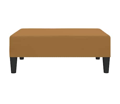 vidaXL Voetenbank 78x56x32 cm fluweel bruin