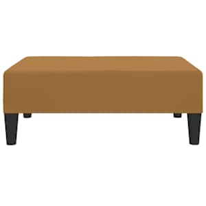 vidaXL Voetenbank 78x56x32 cm fluweel bruin