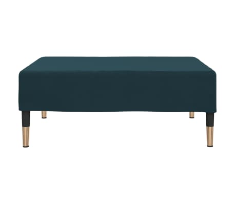 vidaXL Pakoja, mėlynos spalvos, 78x56x32cm, aksomas