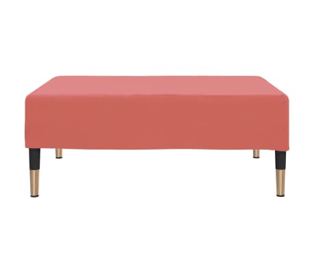 vidaXL Pakoja, rožinės spalvos, 78x56x32cm, aksomas