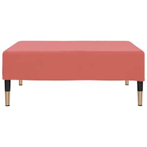 vidaXL Pakoja, rožinės spalvos, 78x56x32cm, aksomas