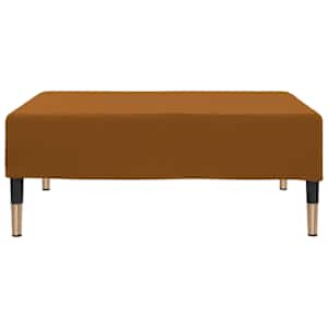 vidaXL Repose-pied Marron 78x56x32 cm Velours