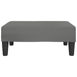 vidaXL Pakoja, pilkos spalvos, 78x56x32cm, dirbtinė oda