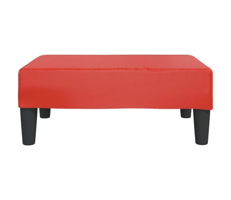 vidaXL piros műbőr l&aacute;bzs&aacute;moly 78 x 56 x 32 cm
