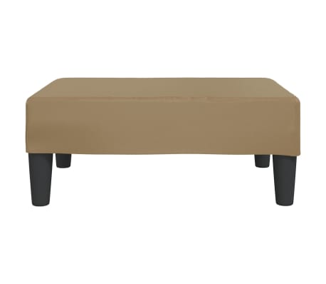 vidaXL Taburet, cappuccino, 78x56x32 cm, piele ecologică