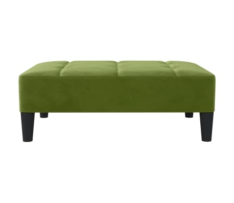 vidaXL Tabure Açık Yeşil 78x56x32 cm Kadife