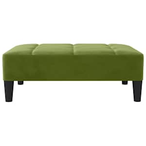 vidaXL Tabure Açık Yeşil 78x56x32 cm Kadife