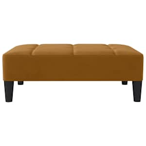 vidaXL Υποπόδιο Καφέ 78 x 56 x 32 εκ. Βελούδινο