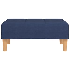 vidaXL Υποπόδιο Μπλε 78 x 56 x 32 εκ. Υφασμάτινο