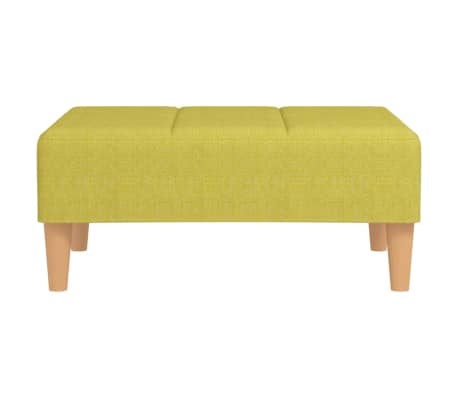 vidaXL Fotpall gr&ouml;n 78x56x32 cm tyg