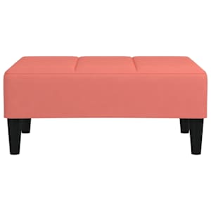 vidaXL Υποπόδιο Ροζ 78 x 56 x 32 εκ. Βελούδινο