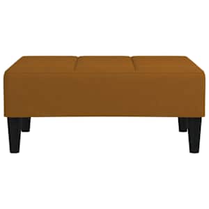 vidaXL Υποπόδιο Καφέ 78 x 56 x 32 εκ. Βελούδινο