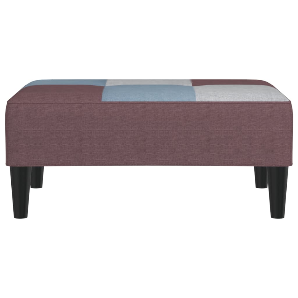 

vidaXL Voetenbank patchwork 78x56x32 cm stof