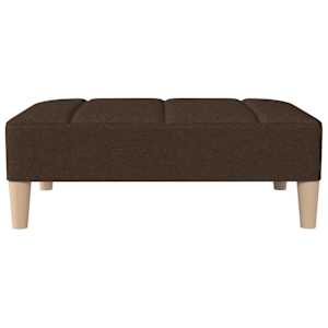 vidaXL Υποπόδιο Σκούρο Καφέ 78 x 56 x 32 εκ. Υφασμάτινο