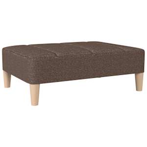 Podnožka taupe 78 x 56 x 32 cm textil - obrázek 2