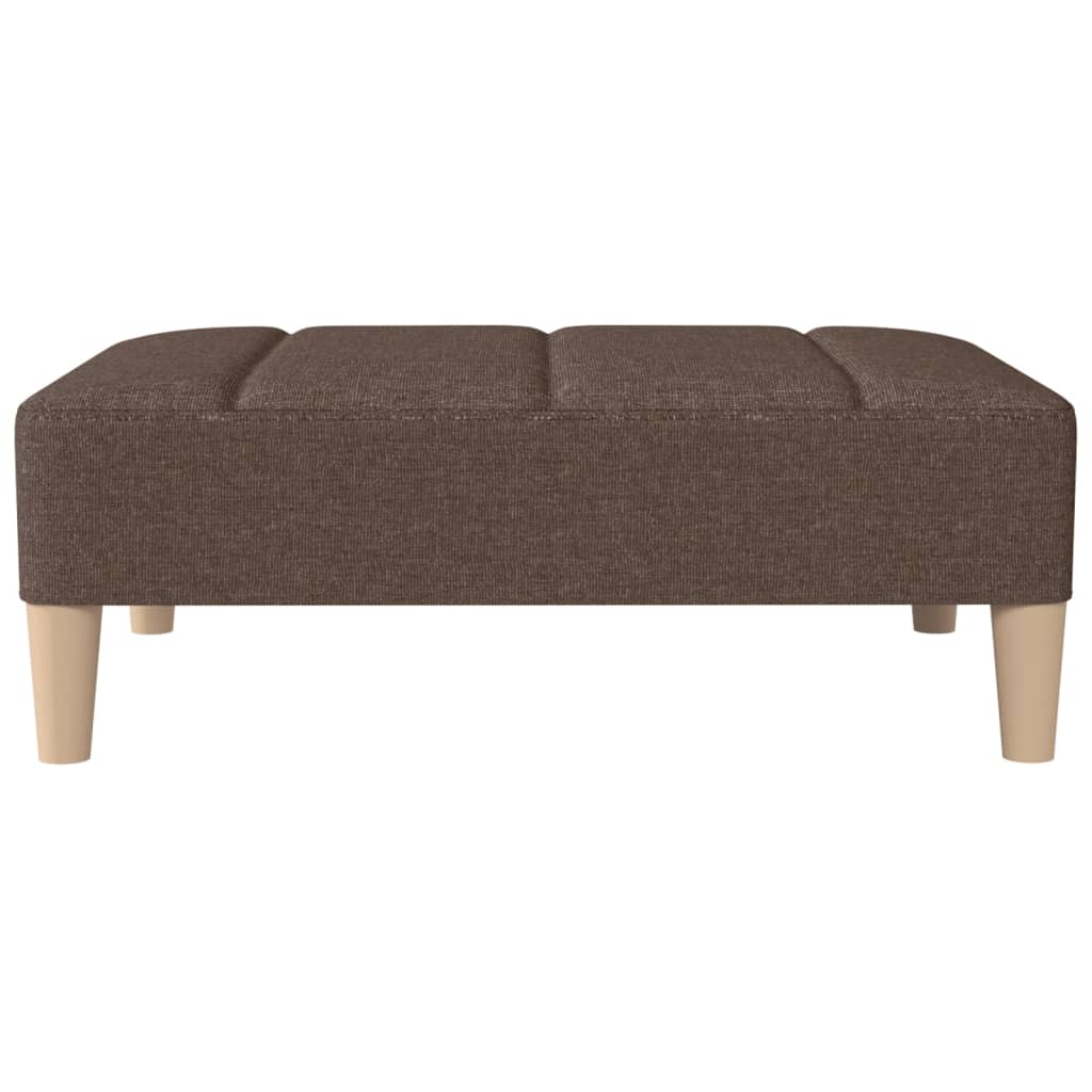 vidaXL Fußhocker Taupe 78x56x32 cm Stoff