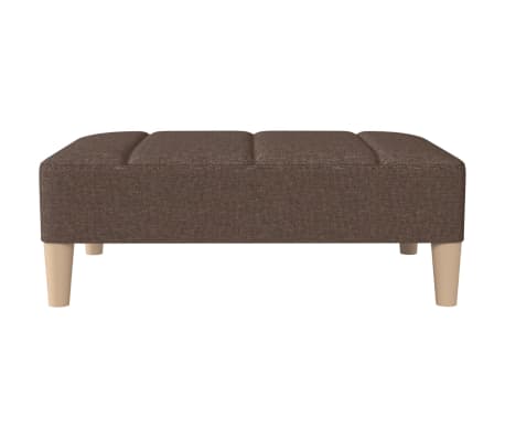 vidaXL Fußhocker Taupe 78x56x32 cm Stoff