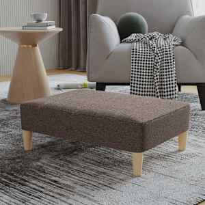 Podnožka taupe 78 x 56 x 32 cm textil - obrázek 1