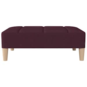 vidaXL Repose-pied Violet 78x56x32 cm Tissu