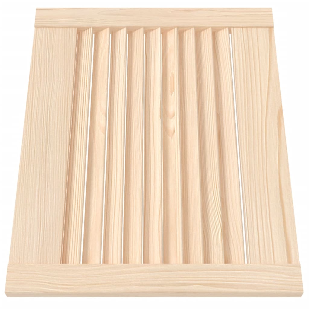 vidaXL Drzwi żaluzjowe do szafki, 39,5x49,4 cm, lite drewno sosnowe
