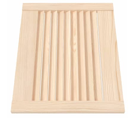 vidaXL Cabinet Door Louvred Design 39.5x49.4 cm Solid Wood Pine