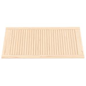 Nábytková dvířka lamelový design 2 ks 99,3 x 49,4 cm borovice - obrázek 3