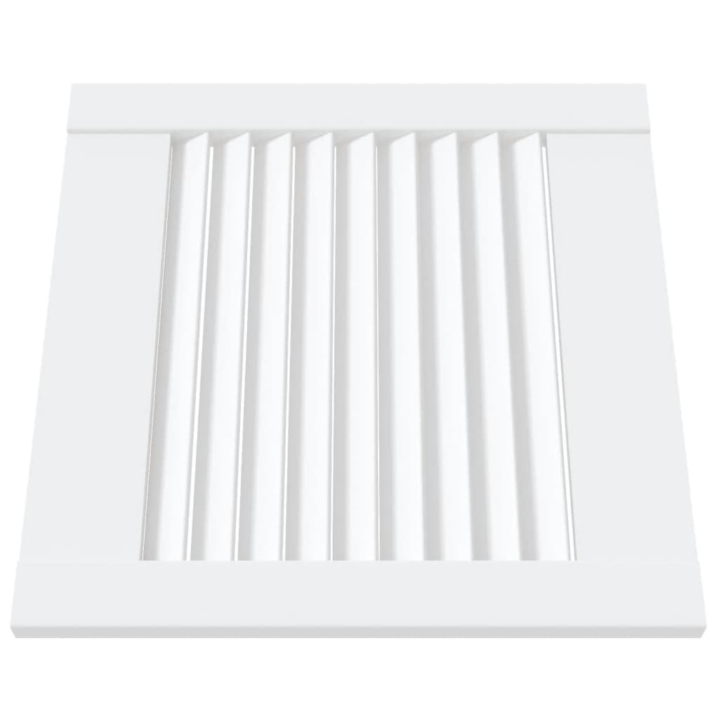

vidaXL Louvredeuren 4 st 39,5x39,4 cm massief grenenhout wit