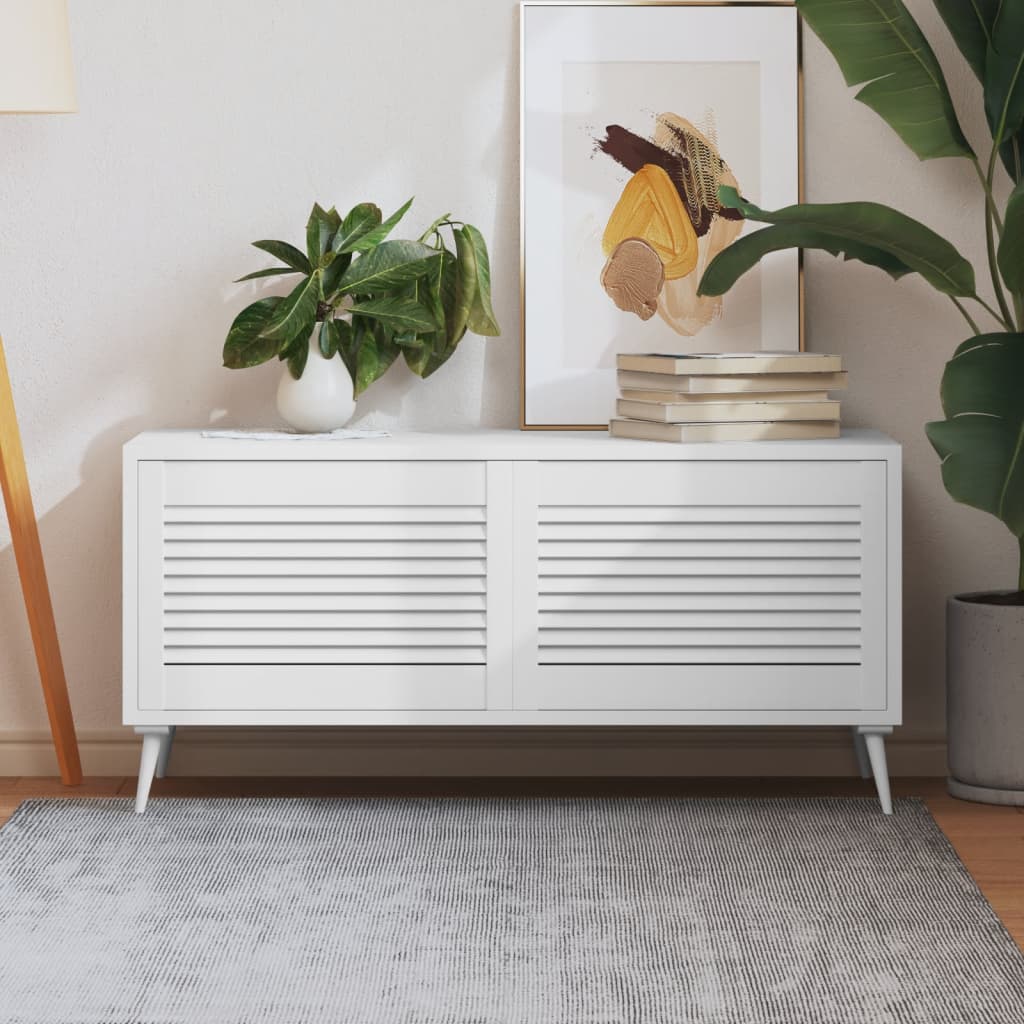 Portes à persiennes 2 pcs Bois de pin massif Blanc 39,5x59,4 cm