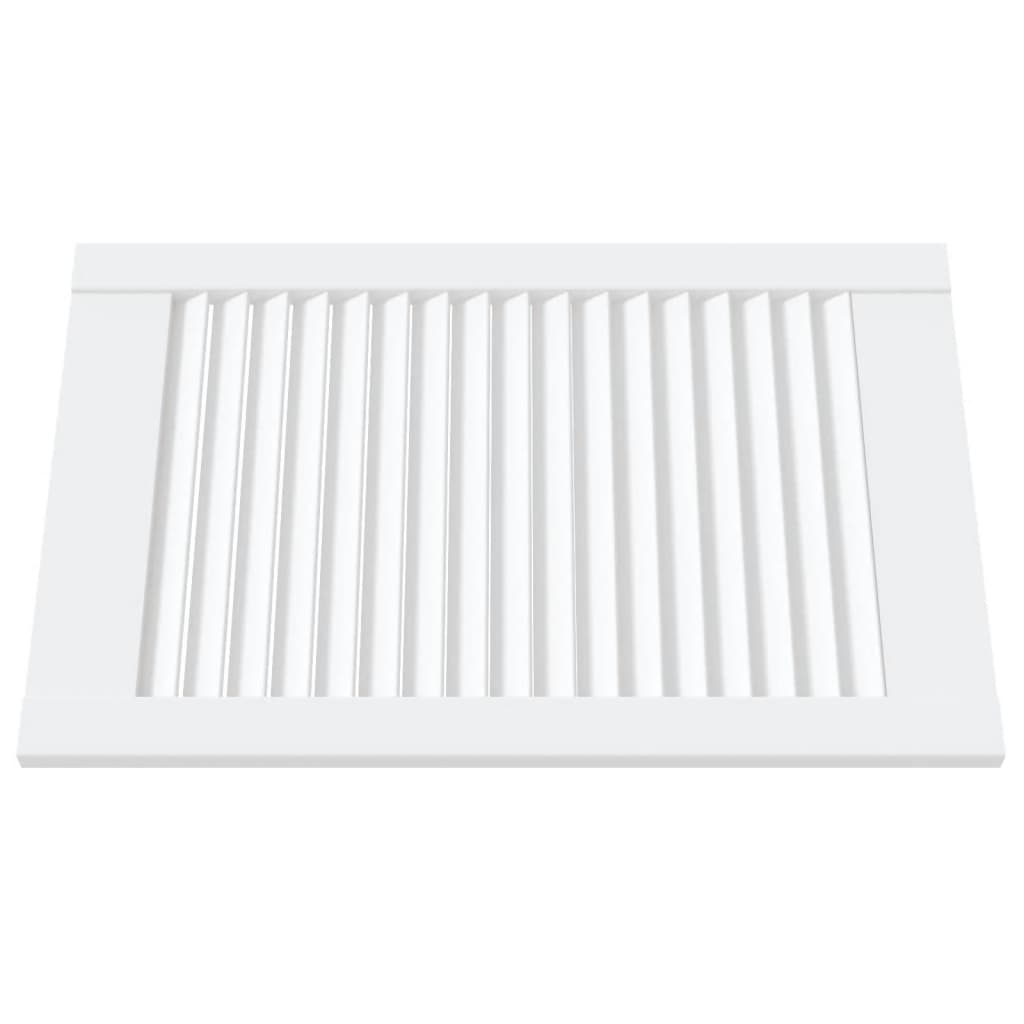 

vidaXL Louvredeuren 4 st 61,5x39,4 cm massief grenenhout wit