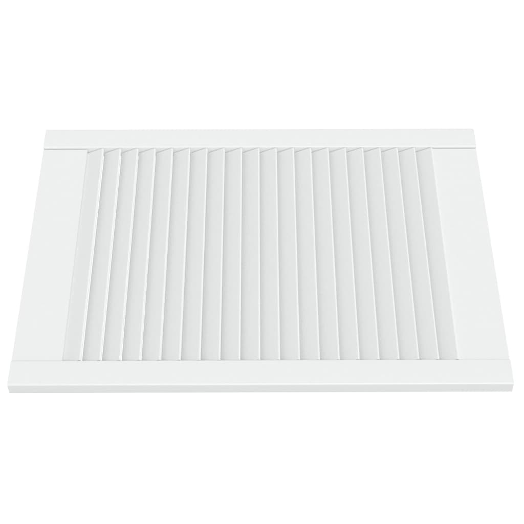 

vidaXL Louvredeuren 2 st 69x49,4 cm massief grenenhout wit
