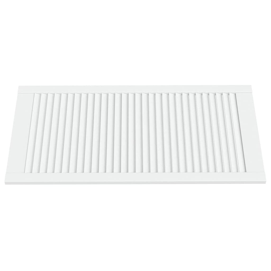 

vidaXL Louvredeuren 4 st 99,3x49,4 cm massief grenenhout wit