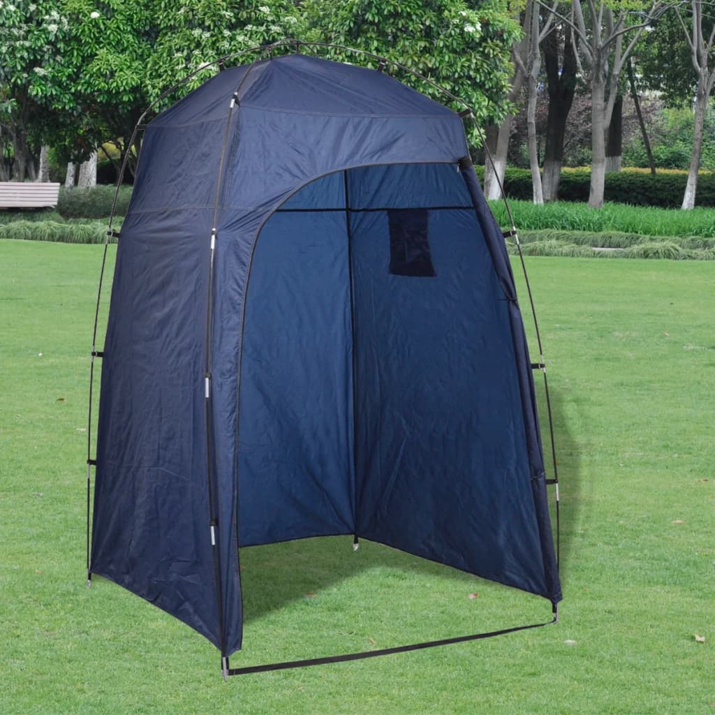 

vidaXL Campingtoilet met tent draagbaar 10+10 L