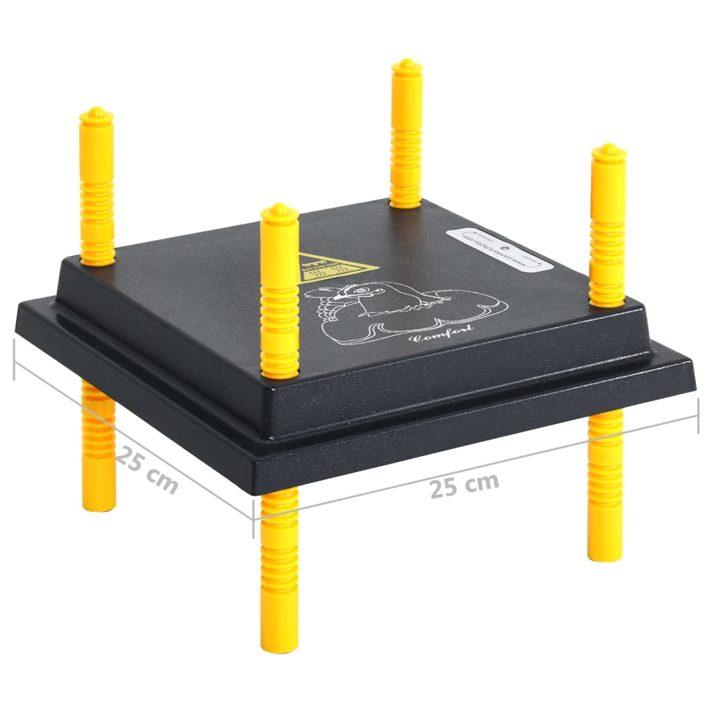 Plaque Chauffante Pour Poussins Et Canetons 25x25 Cm VidaXL 16 width=274